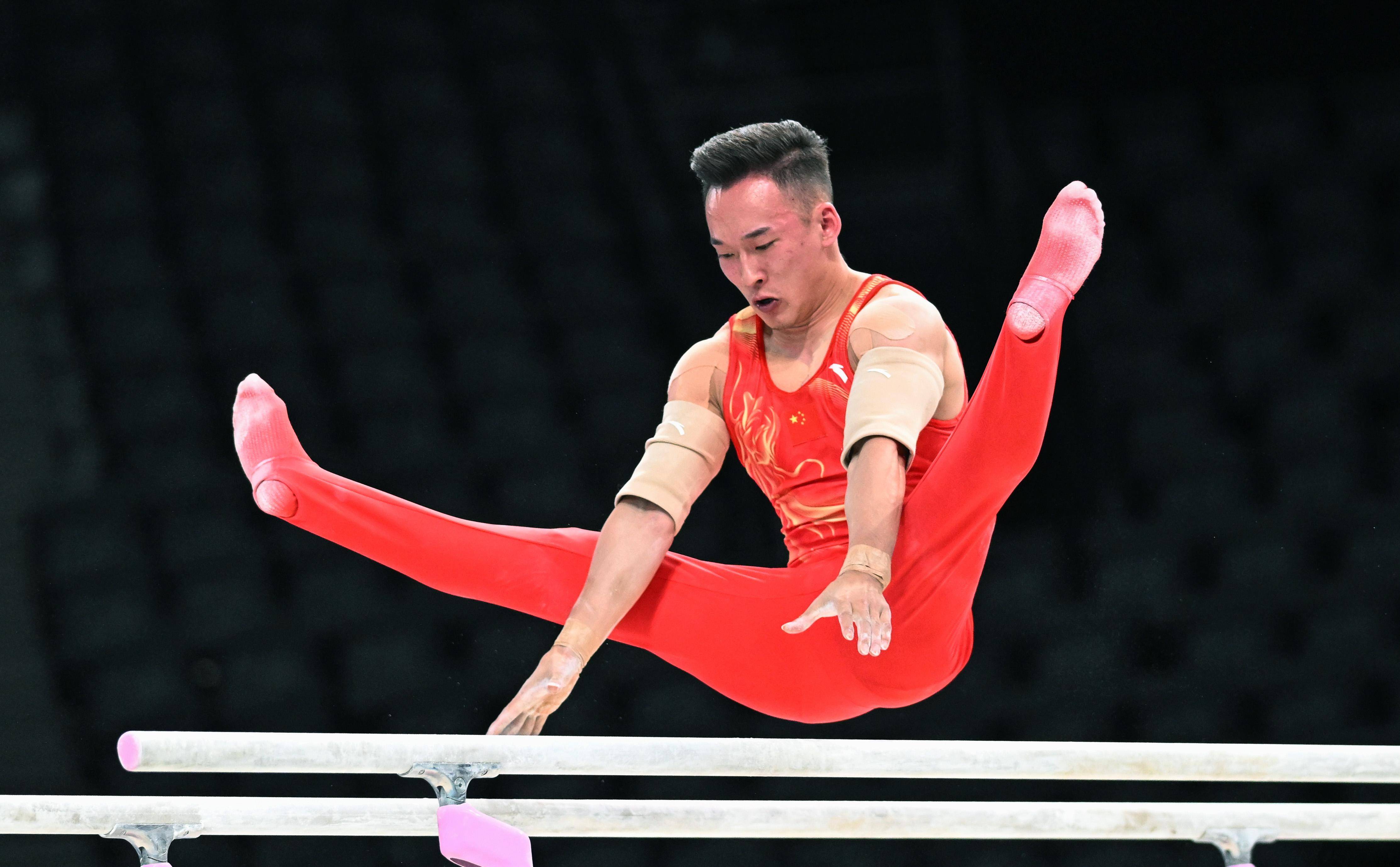 中国体操队表现突出,巩固团体实力 中国体操队表现突出,巩固团体实力